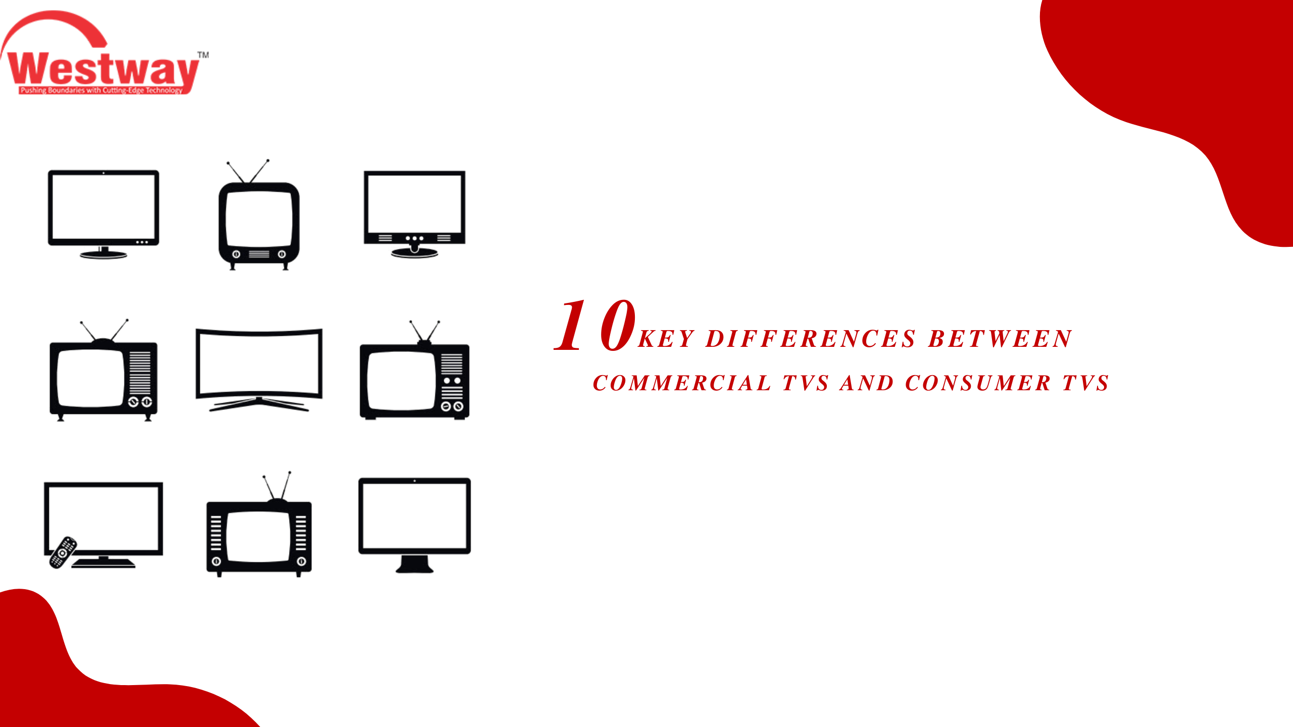 10 Key Differences Between Commercial TVs and Consumer TVs